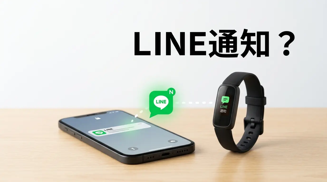 Fitbit Inspire 3はLINE通知に対応？